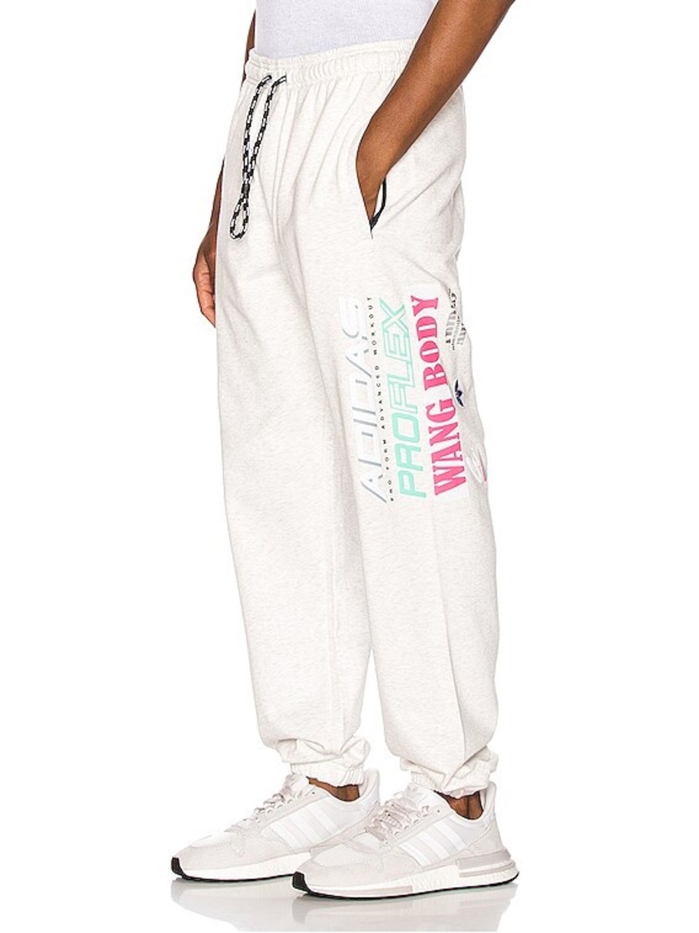 $400 Alexander Wang x Adidas Originals Pro Flex Pants joggers sweatpants Sz XS